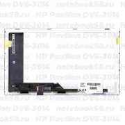 Матрица для ноутбука HP Pavilion DV6-3014 (1366x768 HD) TN, 40pin, Матовая