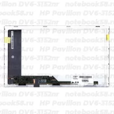 Матрица для ноутбука HP Pavilion DV6-3152nr (1366x768 HD) TN, 40pin, Матовая