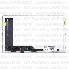 Матрица для ноутбука HP Pavilion DV6-3205 (1366x768 HD) TN, 40pin, Матовая