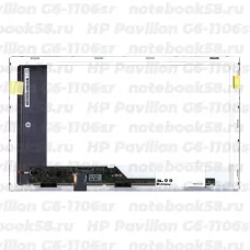 Матрица для ноутбука HP Pavilion G6-1106sr (1366x768 HD) TN, 40pin, Матовая