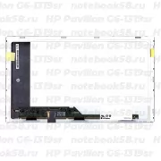 Матрица для ноутбука HP Pavilion G6-1319sr (1366x768 HD) TN, 40pin, Матовая