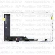 Матрица для ноутбука HP Pavilion G6-1327sr (1366x768 HD) TN, 40pin, Матовая