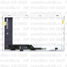 Матрица для ноутбука HP Pavilion G6-1b55 (1366x768 HD) TN, 40pin, Матовая