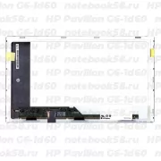 Матрица для ноутбука HP Pavilion G6-1d60 (1366x768 HD) TN, 40pin, Матовая