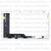 Матрица для ноутбука HP Pavilion DV6-3092 (1366x768 HD) TN, 40pin, Матовая