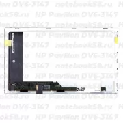 Матрица для ноутбука HP Pavilion DV6-3147 (1366x768 HD) TN, 40pin, Матовая