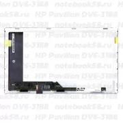 Матрица для ноутбука HP Pavilion DV6-3188 (1366x768 HD) TN, 40pin, Матовая