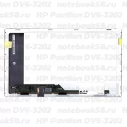 Матрица для ноутбука HP Pavilion DV6-3202 (1366x768 HD) TN, 40pin, Матовая