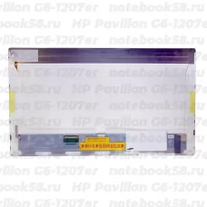 Матрица для ноутбука HP Pavilion G6-1207er (1366x768 HD) TN, 40pin, Глянцевая