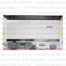 Матрица для ноутбука HP Pavilion G6-2027er (1366x768 HD) TN, 40pin, Матовая