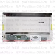 Матрица для ноутбука HP Pavilion G6-1c58 (1366x768 HD) TN, 40pin, Матовая