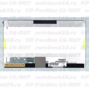 Матрица для ноутбука HP Pavilion G6-1007 (1366x768 HD) TN, 40pin, Матовая