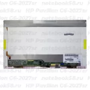 Матрица для ноутбука HP Pavilion G6-2027sr (1366x768 HD) TN, 40pin, Глянцевая