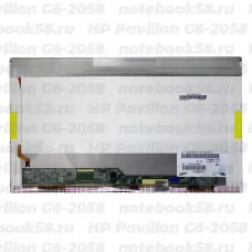 Матрица для ноутбука HP Pavilion G6-2058 (1366x768 HD) TN, 40pin, Глянцевая