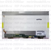 Матрица для ноутбука HP Pavilion DV6-3055sr (1366x768 HD) TN, 40pin, Глянцевая