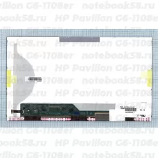 Матрица для ноутбука HP Pavilion G6-1108er (1366x768 HD) TN, 40pin, Матовая