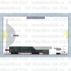 Матрица для ноутбука HP Pavilion G6-1122 (1366x768 HD) TN, 40pin, Матовая