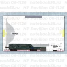 Матрица для ноутбука HP Pavilion G6-1126 (1366x768 HD) TN, 40pin, Матовая