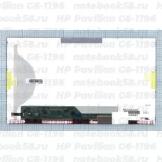 Матрица для ноутбука HP Pavilion G6-1196 (1366x768 HD) TN, 40pin, Матовая