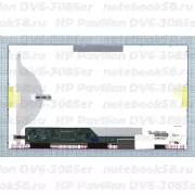 Матрица для ноутбука HP Pavilion DV6-3085er (1366x768 HD) TN, 40pin, Матовая