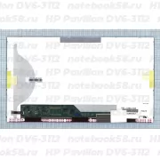 Матрица для ноутбука HP Pavilion DV6-3112 (1366x768 HD) TN, 40pin, Матовая