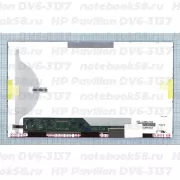 Матрица для ноутбука HP Pavilion DV6-3137 (1366x768 HD) TN, 40pin, Матовая