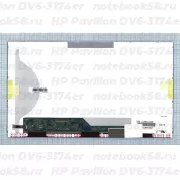 Матрица для ноутбука HP Pavilion DV6-3174er (1366x768 HD) TN, 40pin, Матовая