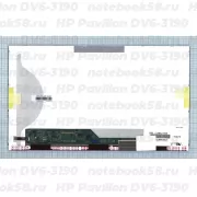 Матрица для ноутбука HP Pavilion DV6-3190 (1366x768 HD) TN, 40pin, Матовая