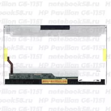 Матрица для ноутбука HP Pavilion G6-1151 (1366x768 HD) TN, 40pin, Глянцевая