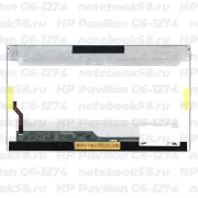 Матрица для ноутбука HP Pavilion G6-1274 (1366x768 HD) TN, 40pin, Глянцевая