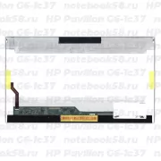 Матрица для ноутбука HP Pavilion G6-1c37 (1366x768 HD) TN, 40pin, Глянцевая