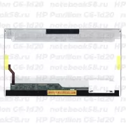 Матрица для ноутбука HP Pavilion G6-1d20 (1366x768 HD) TN, 40pin, Глянцевая