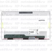 Матрица для ноутбука HP Pavilion G6-2023 (1366x768 HD) TN, 40pin, Глянцевая