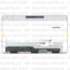 Матрица для ноутбука HP Pavilion G6-1197 (1366x768 HD) TN, 40pin, Глянцевая