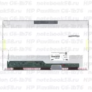 Матрица для ноутбука HP Pavilion G6-1b76 (1366x768 HD) TN, 40pin, Глянцевая