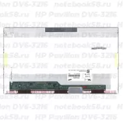 Матрица для ноутбука HP Pavilion DV6-3216 (1366x768 HD) TN, 40pin, Глянцевая