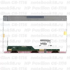 Матрица для ноутбука HP Pavilion G6-1116 (1366x768 HD) TN, 40pin, Глянцевая