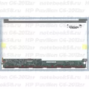 Матрица для ноутбука HP Pavilion G6-2012sr (1366x768 HD) TN, 40pin, Глянцевая