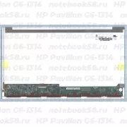 Матрица для ноутбука HP Pavilion G6-1314 (1366x768 HD) TN, 40pin, Глянцевая