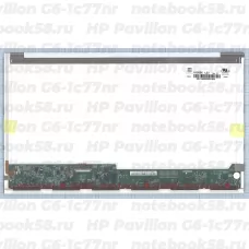 Матрица для ноутбука HP Pavilion G6-1c77nr (1366x768 HD) TN, 40pin, Глянцевая