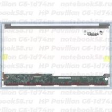 Матрица для ноутбука HP Pavilion G6-1d74nr (1366x768 HD) TN, 40pin, Глянцевая