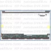 Матрица для ноутбука HP Pavilion DV6-3095 (1366x768 HD) TN, 40pin, Глянцевая