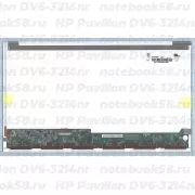 Матрица для ноутбука HP Pavilion DV6-3214nr (1366x768 HD) TN, 40pin, Глянцевая