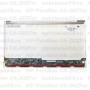 Матрица для ноутбука HP Pavilion G6-2027sr (1366x768 HD) TN, 40pin, Глянцевая