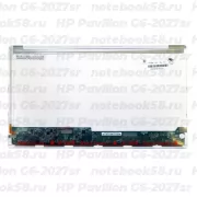 Матрица для ноутбука HP Pavilion G6-2027sr (1366x768 HD) TN, 40pin, Глянцевая