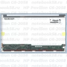 Матрица для ноутбука HP Pavilion G6-2058 (1366x768 HD) TN, 40pin, Глянцевая