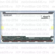 Матрица для ноутбука HP Pavilion G6-1314 (1366x768 HD) TN, 40pin, Глянцевая