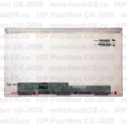 Матрица для ноутбука HP Pavilion G6-2018 (1366x768 HD) TN, 40pin, Матовая