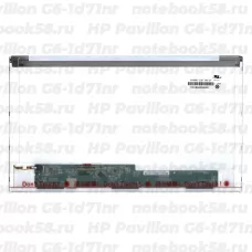 Матрица для ноутбука HP Pavilion G6-1d71nr (1366x768 HD) TN, 40pin, Глянцевая