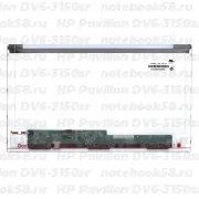 Матрица для ноутбука HP Pavilion DV6-3150sr (1366x768 HD) TN, 40pin, Глянцевая